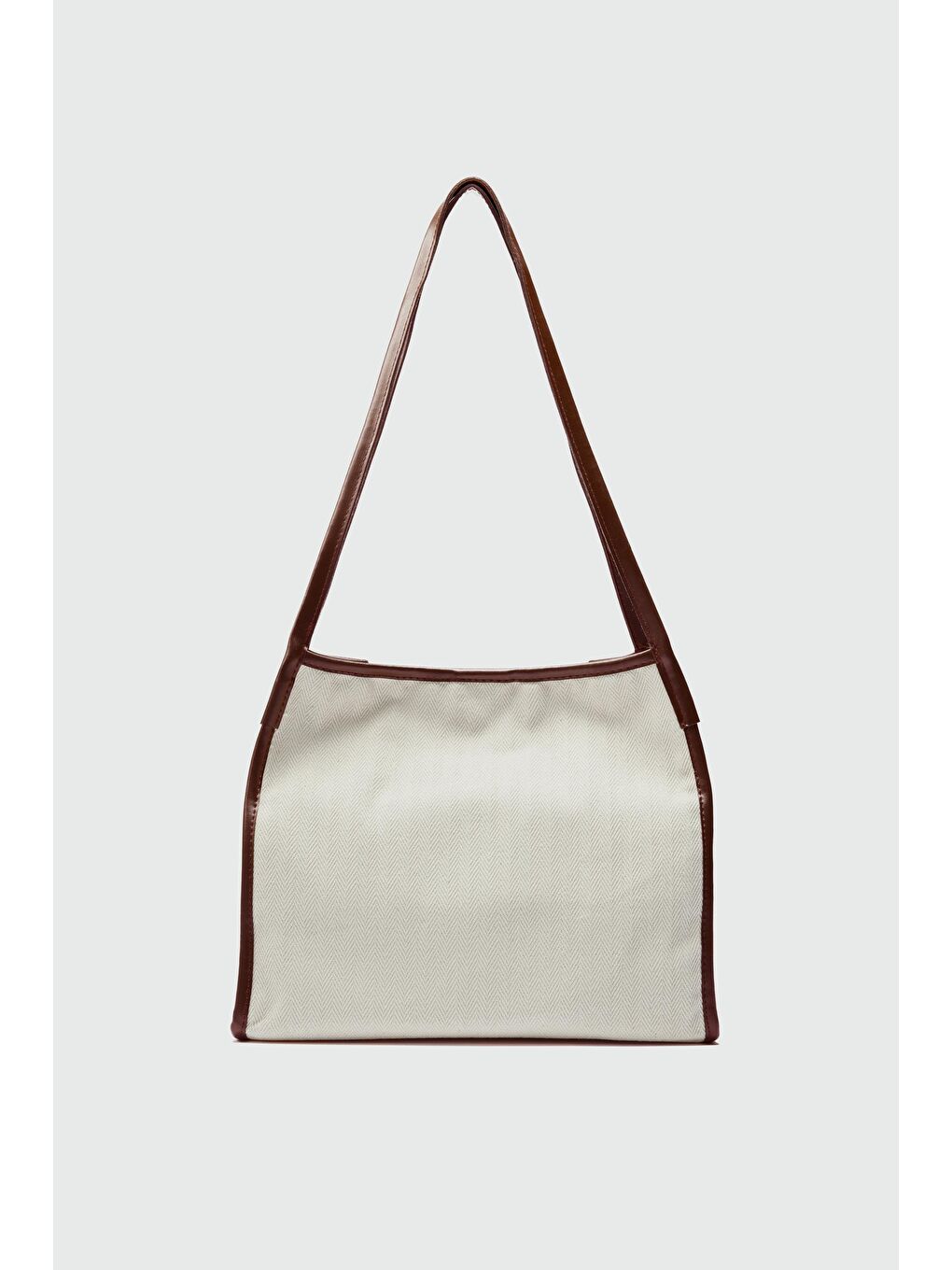 Kahverengi Elna Kanvas Omuz Çantası Taba-1