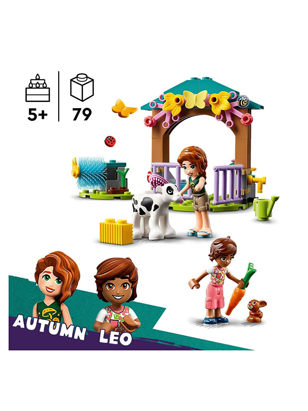 Lego Renksiz Friends Autumn'Un Dana Ahırı 42607 - 5