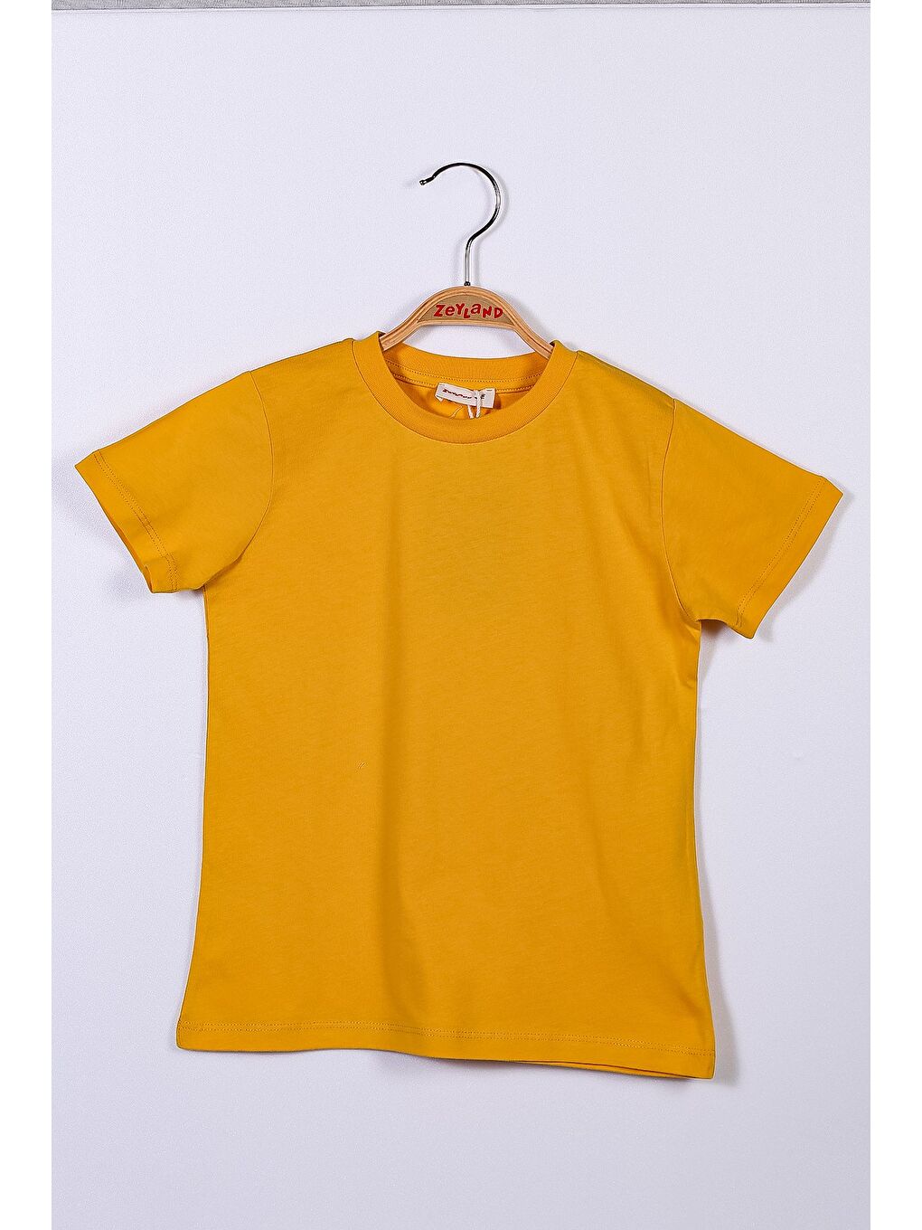 ZEYLAND Sarı Unisex Bebek Basic T-Shirt (9Ay-4Yaş)