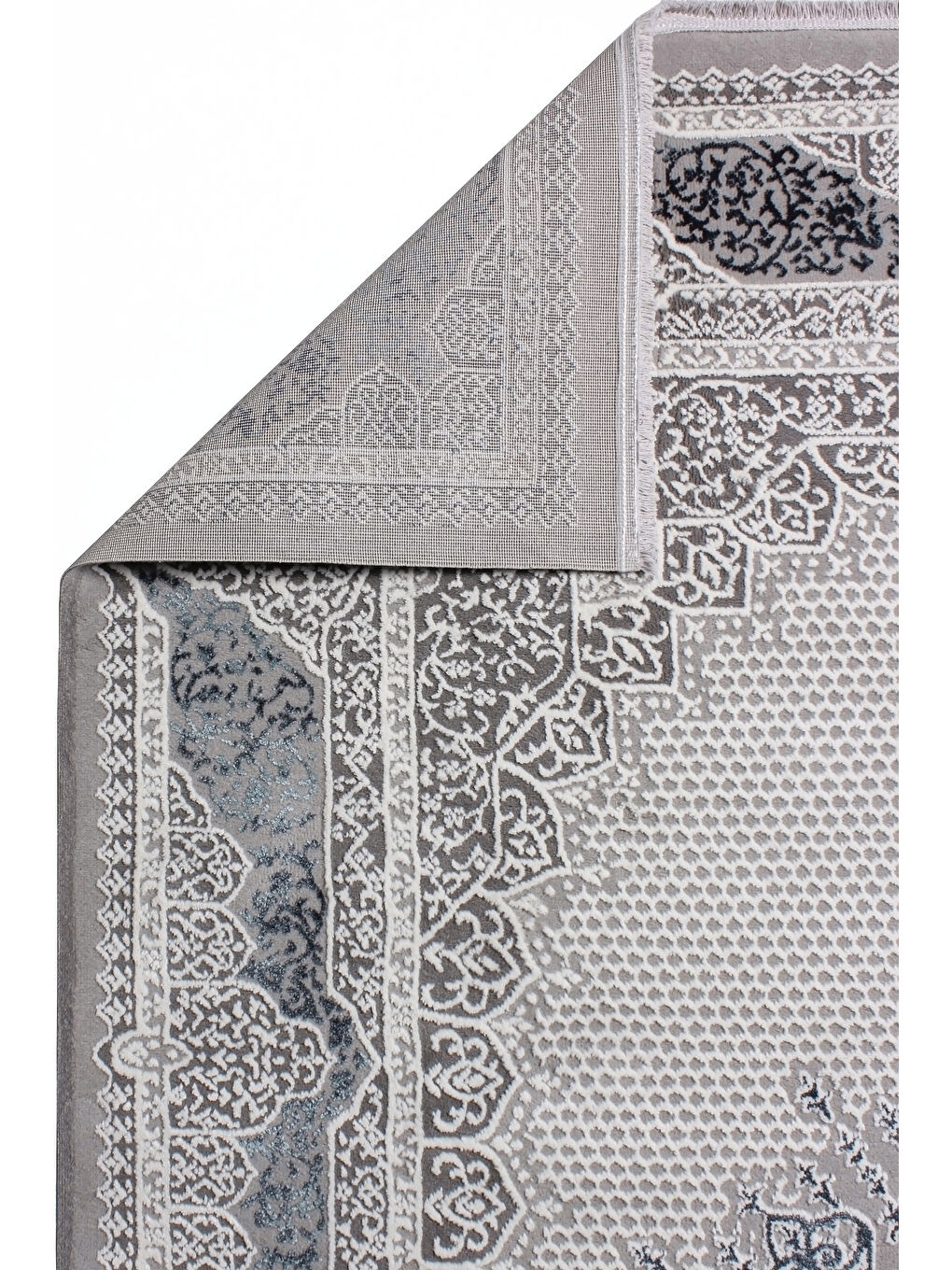 Lacivert Leo 0074 Modern Dokuma Halı Salon Çocuk Odası Oturma Odası Halısı Makine Halısı-100x200-4