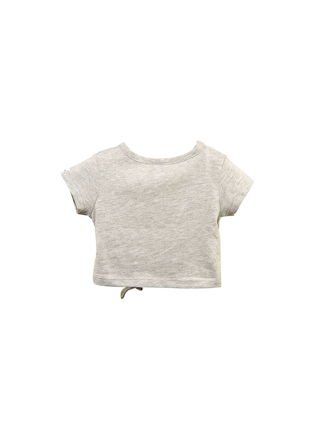 ZEYLAND Kız Bebek Gri Bağlamalı Crop T-Shirt (9Ay-4Yaş) - 4