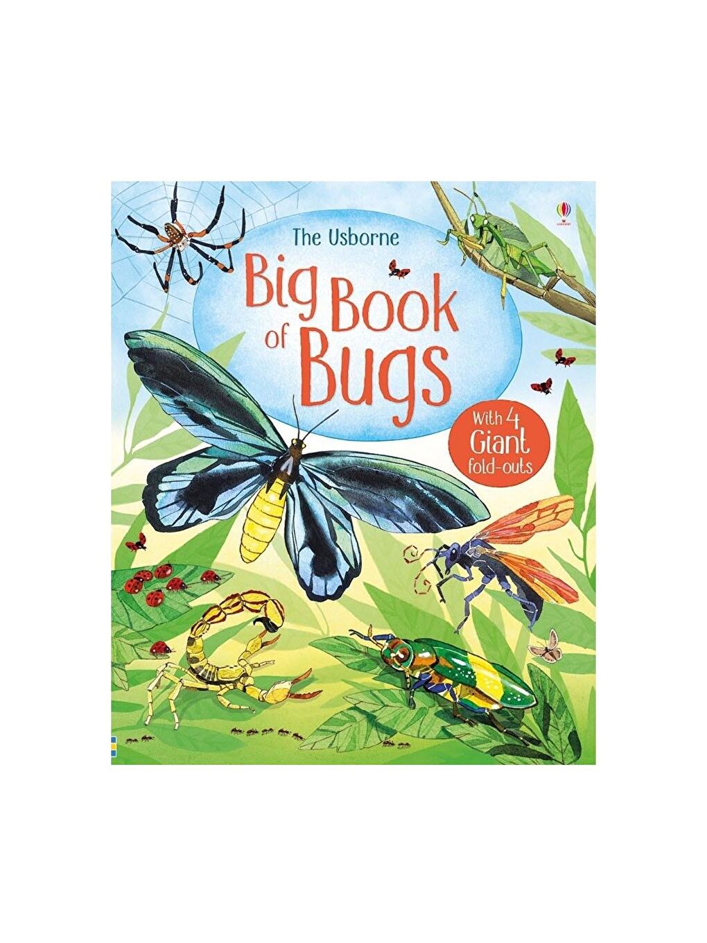 The Usborne Beyaz-Renklibaskı Big Book Of Bugs