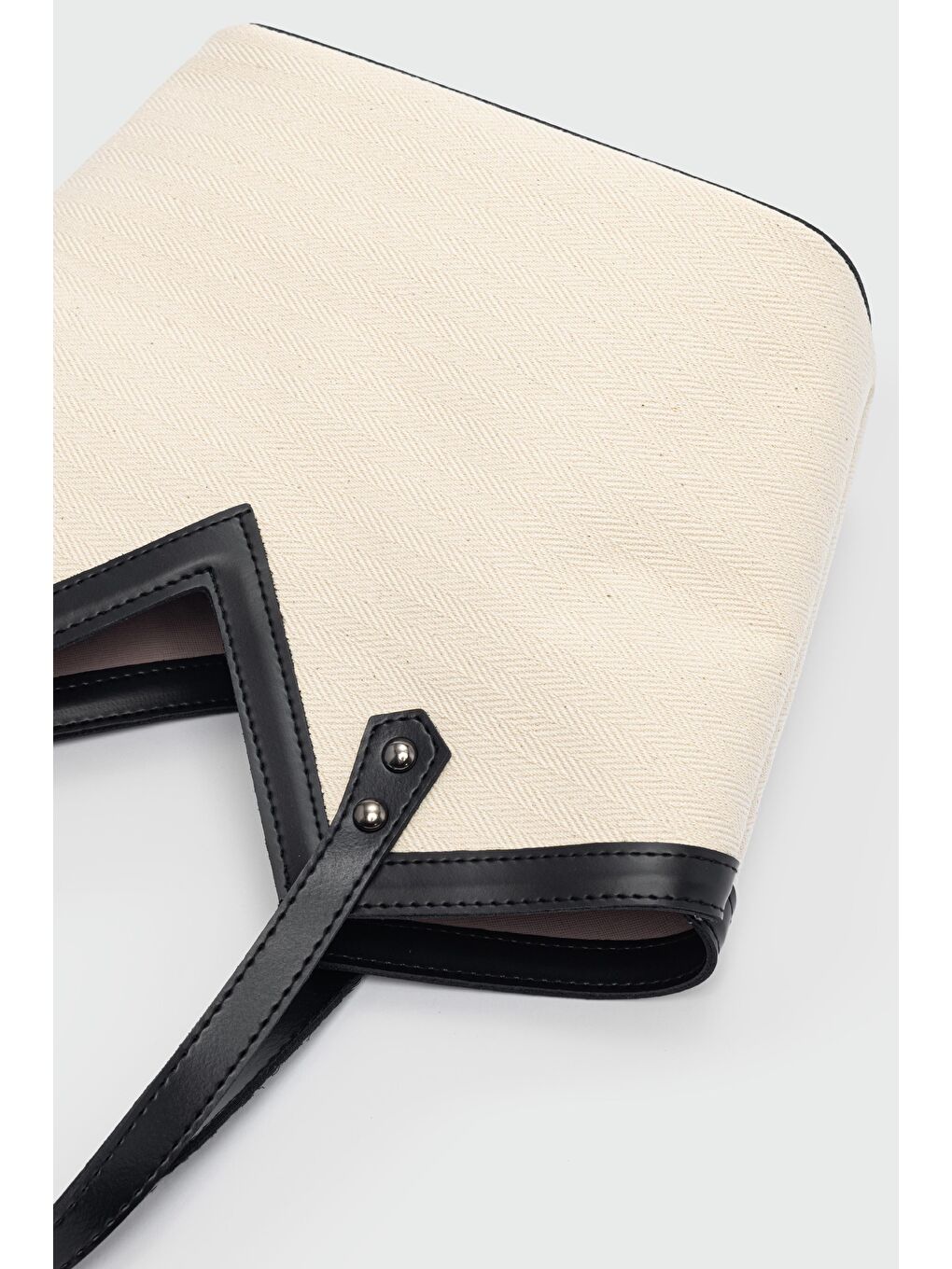 Woen Kanvas Omuz Çantası Siyah-2