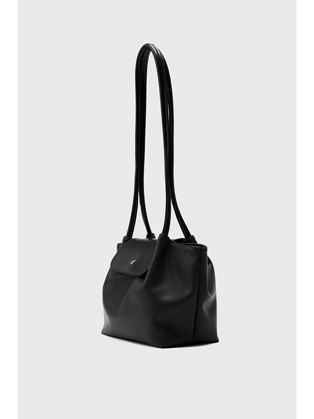 Lior Kapaklı Omuz Çanta Siyah-1