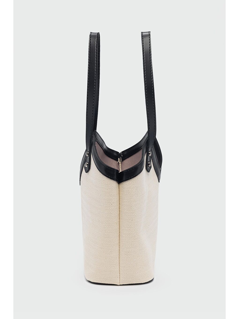 Woen Kanvas Omuz Çantası Siyah-3