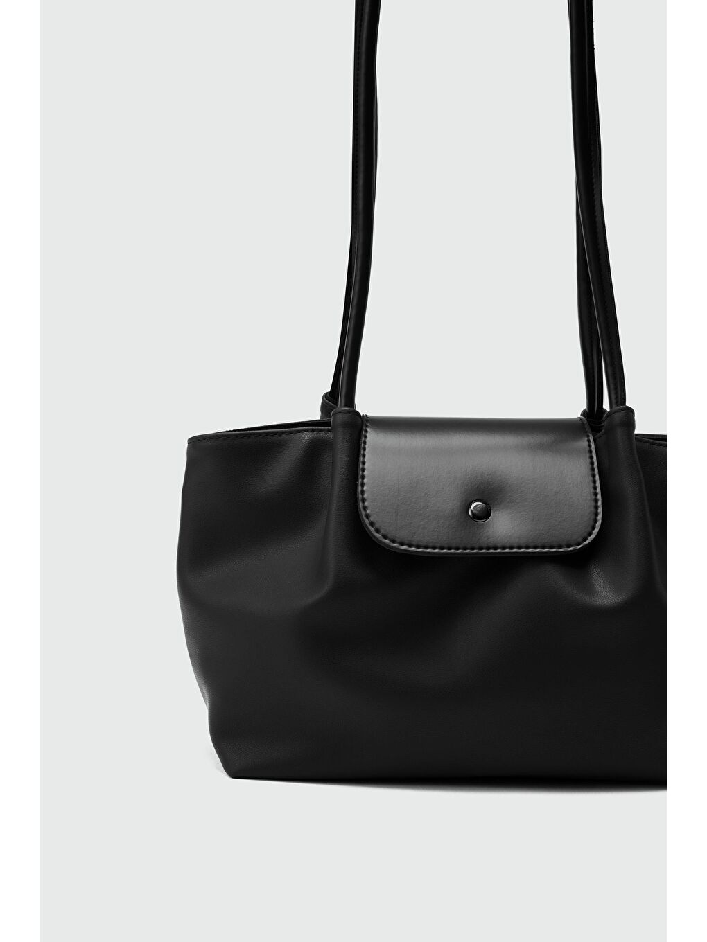 Lior Kapaklı Omuz Çanta Siyah-2