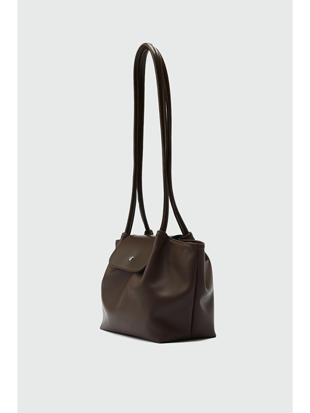 Lior Kapaklı Omuz Çanta Kahverengi-1