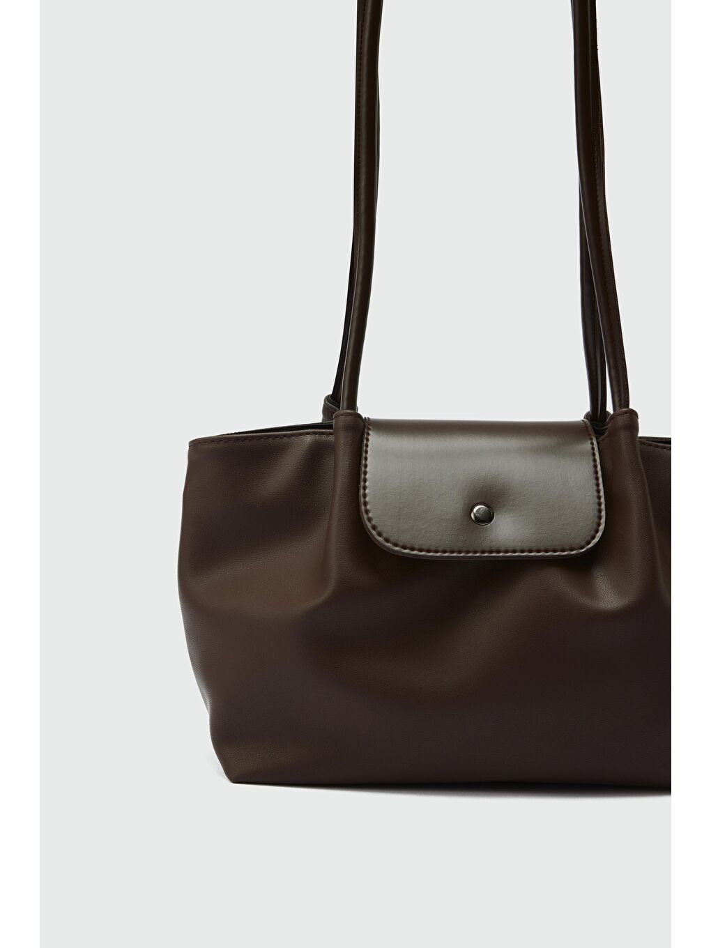 Lior Kapaklı Omuz Çanta Kahverengi-2