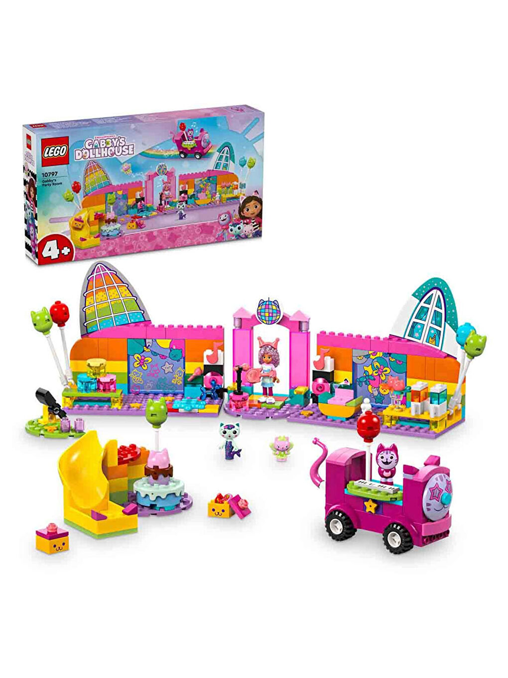 Lego Renksiz Gabby s Dollhouse Gabby nin Parti Odası Oyun Seti 10797