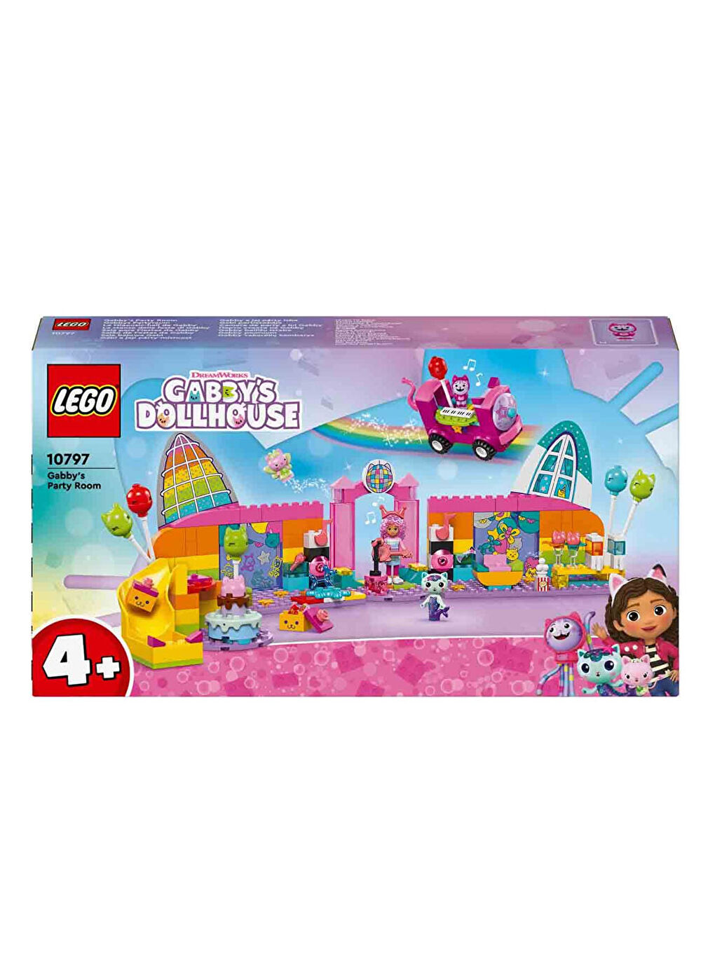 Lego Renksiz Gabby s Dollhouse Gabby nin Parti Odası Oyun Seti 10797 - 5