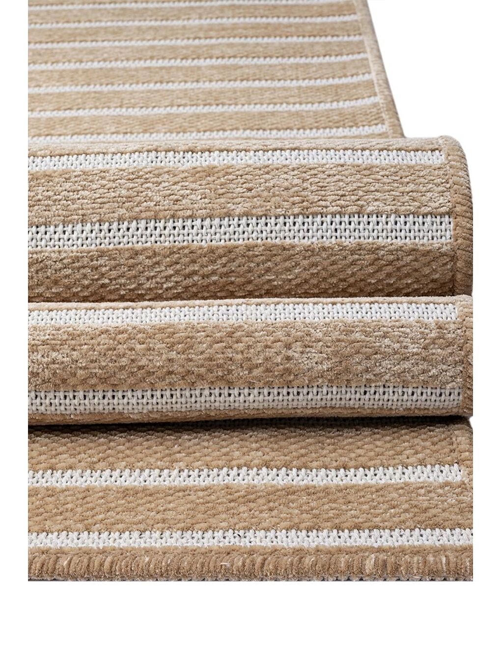 Konfor Halı Bej Terapia 4404 Kadife Dokuma Kilim-80x150 - 2