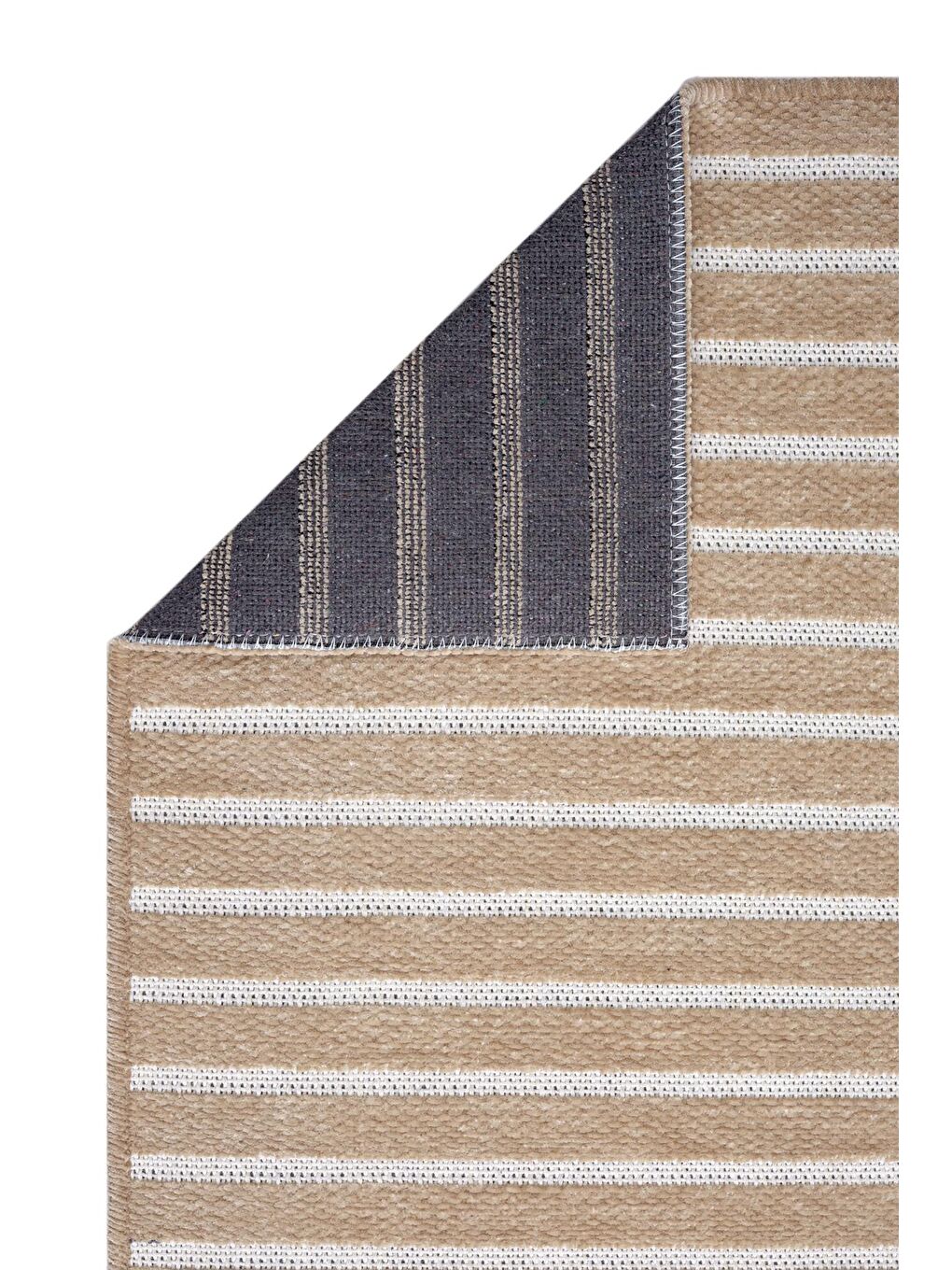 Konfor Halı Bej Terapia 4404 Kadife Dokuma Kilim-80x150 - 3