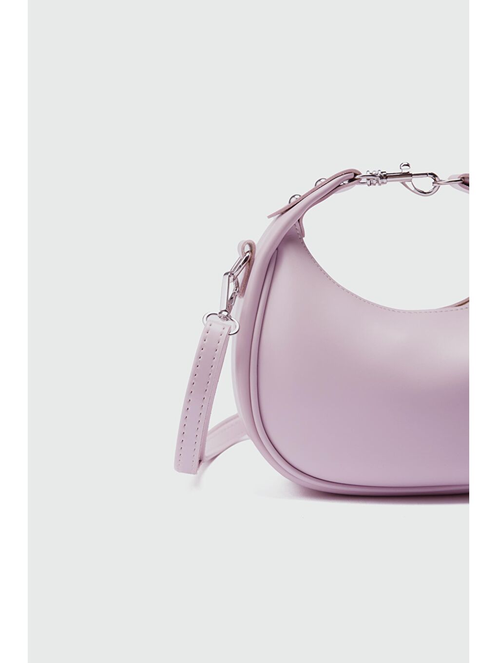 Jonie Kilit Detaylı Çapraz Çanta Lila-3