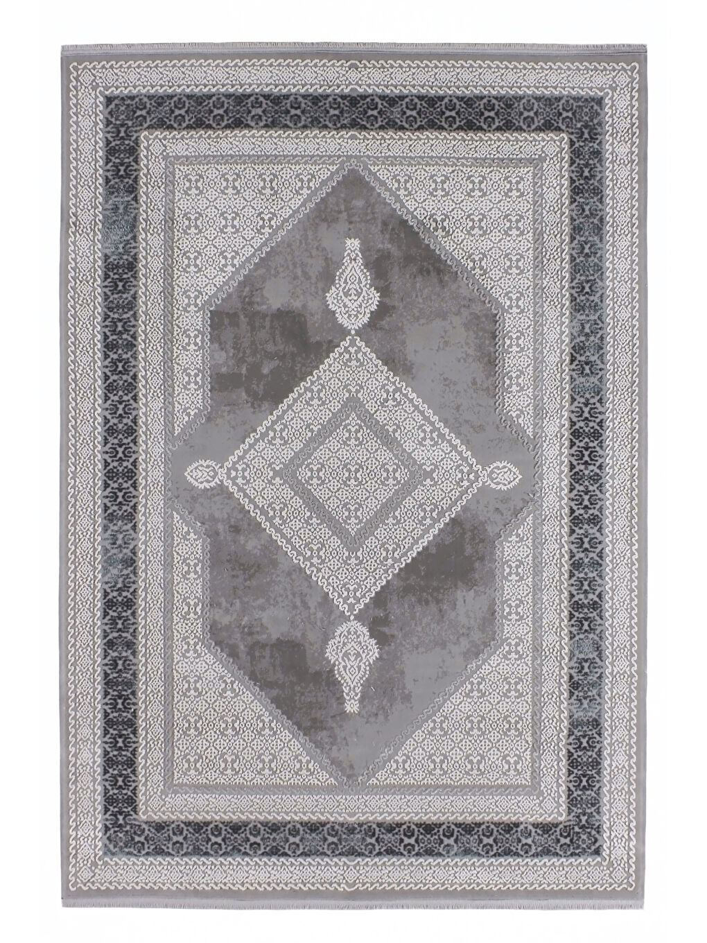 Lacivert Leo 0073 Modern Dokuma Halı Salon Çocuk Odası Oturma Odası Halısı Makine Halısı-100x300-5