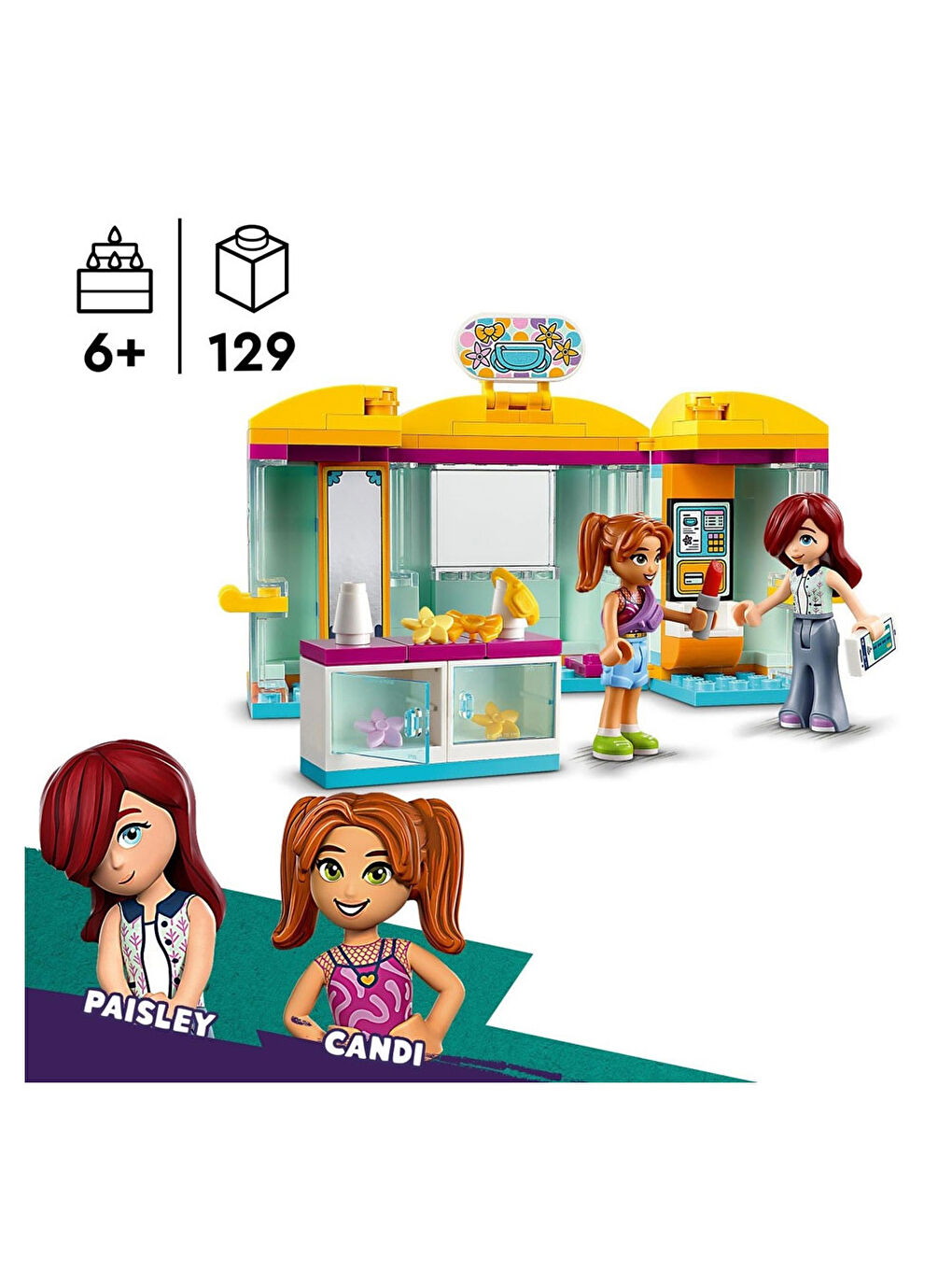 Lego Renksiz Friends Minik Aksesuar Mağazası 42608 - 5