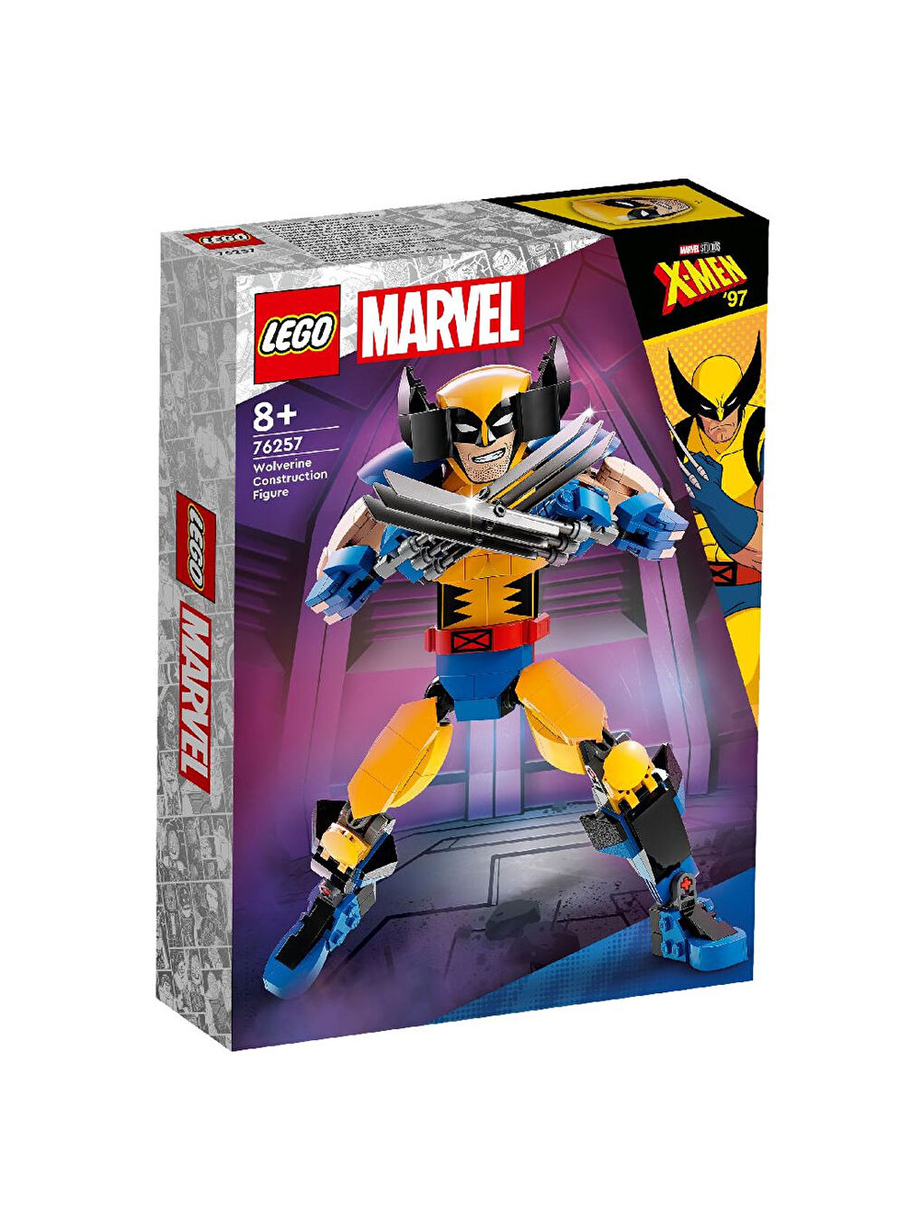 Lego Renksiz Marvel Wolverine Yapım Figürü 76257 - 3