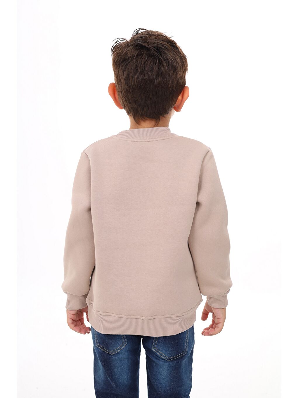 Toontoykids Bej Erkek Çocuk Nakışlı Sweatshirt - 3