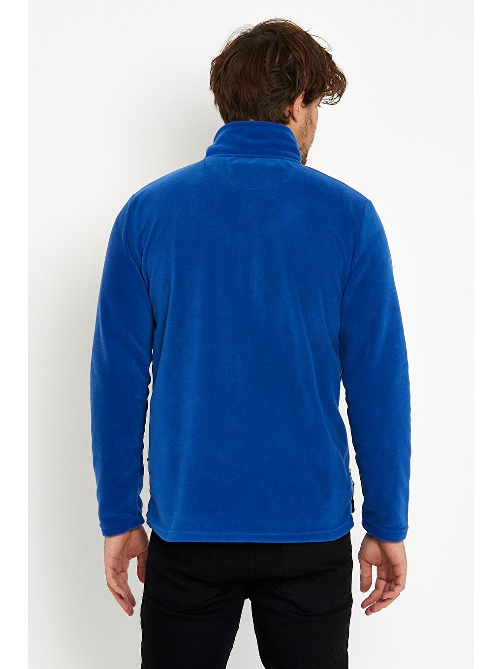 Mavi Slim Fit Polar Erkek Fermuarlı Sweatshirt Hırka-Mont SPR22HK180-1
