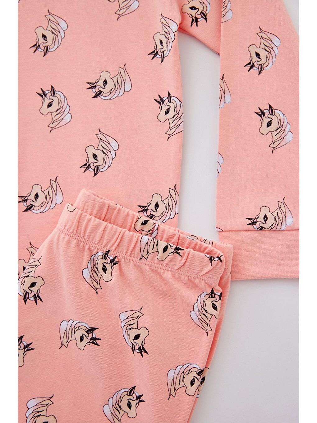 Kız Çocuk Pijama Takımı Pembe-2