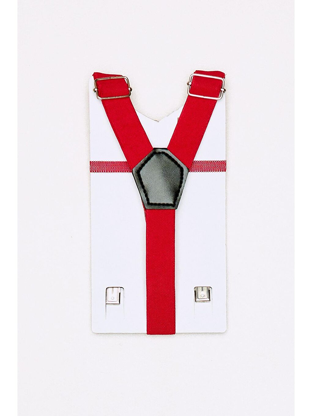 Kırmızı Pantolon Askısı Ve Papyon Takım-1