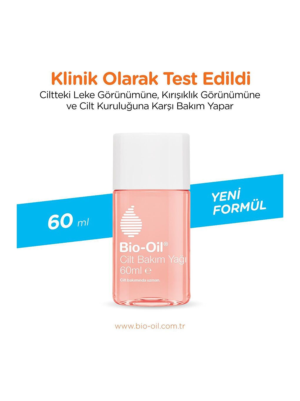 BIO OIL Renksiz Çatlak Karşıtı & Nemlendirici Cilt Bakım Yağı 60 ml - YENİ FORMÜL