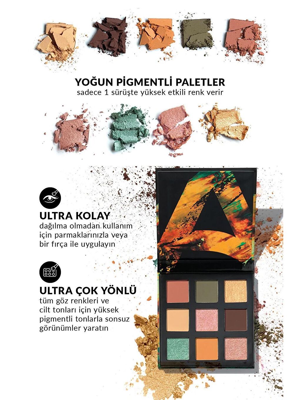 AVON Renksiz Ultra Göz Farı Paleti Earths - 2