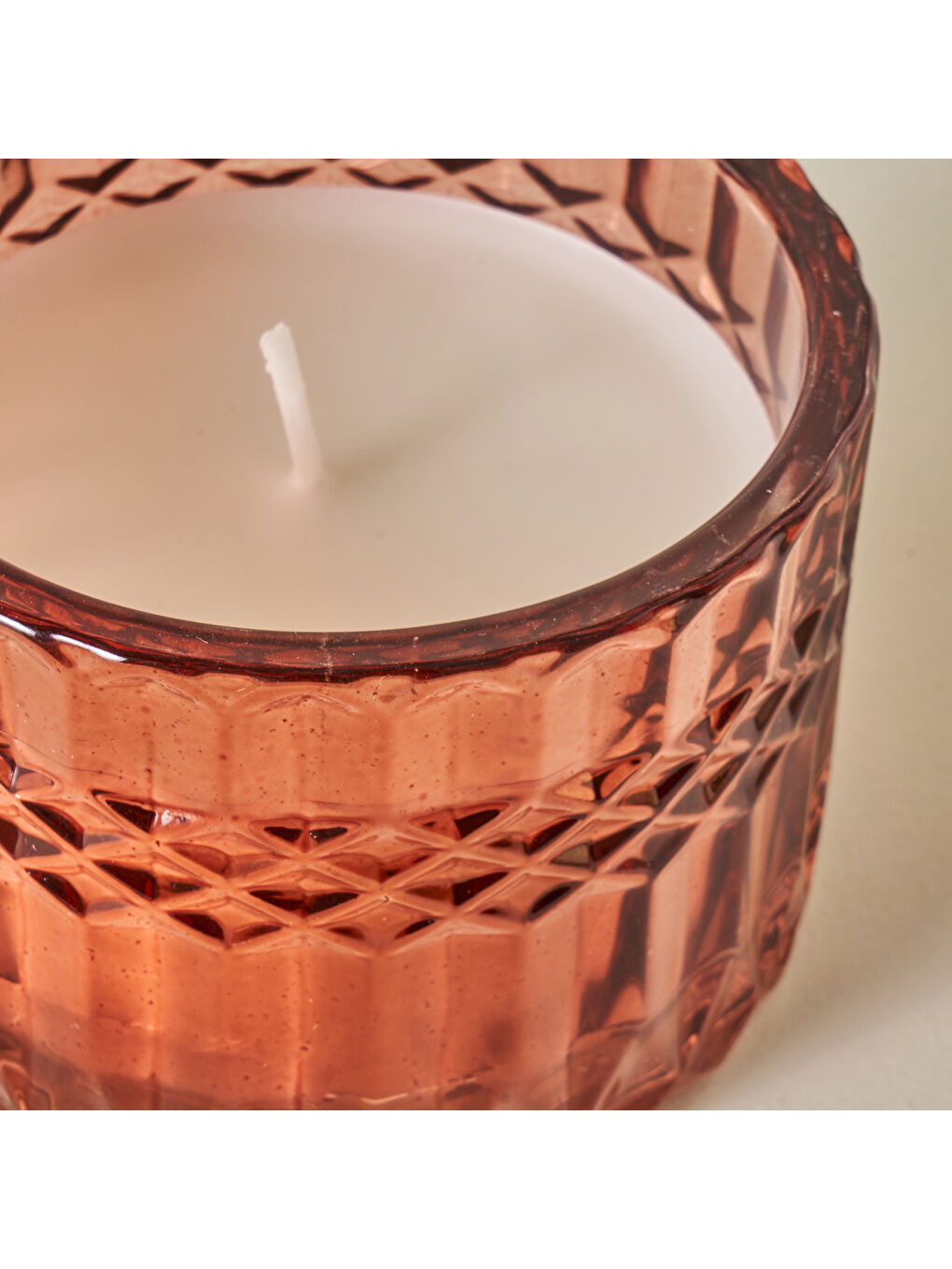 Julio Dekoratif Mum Bordo (9x9x8x7 cm)-1