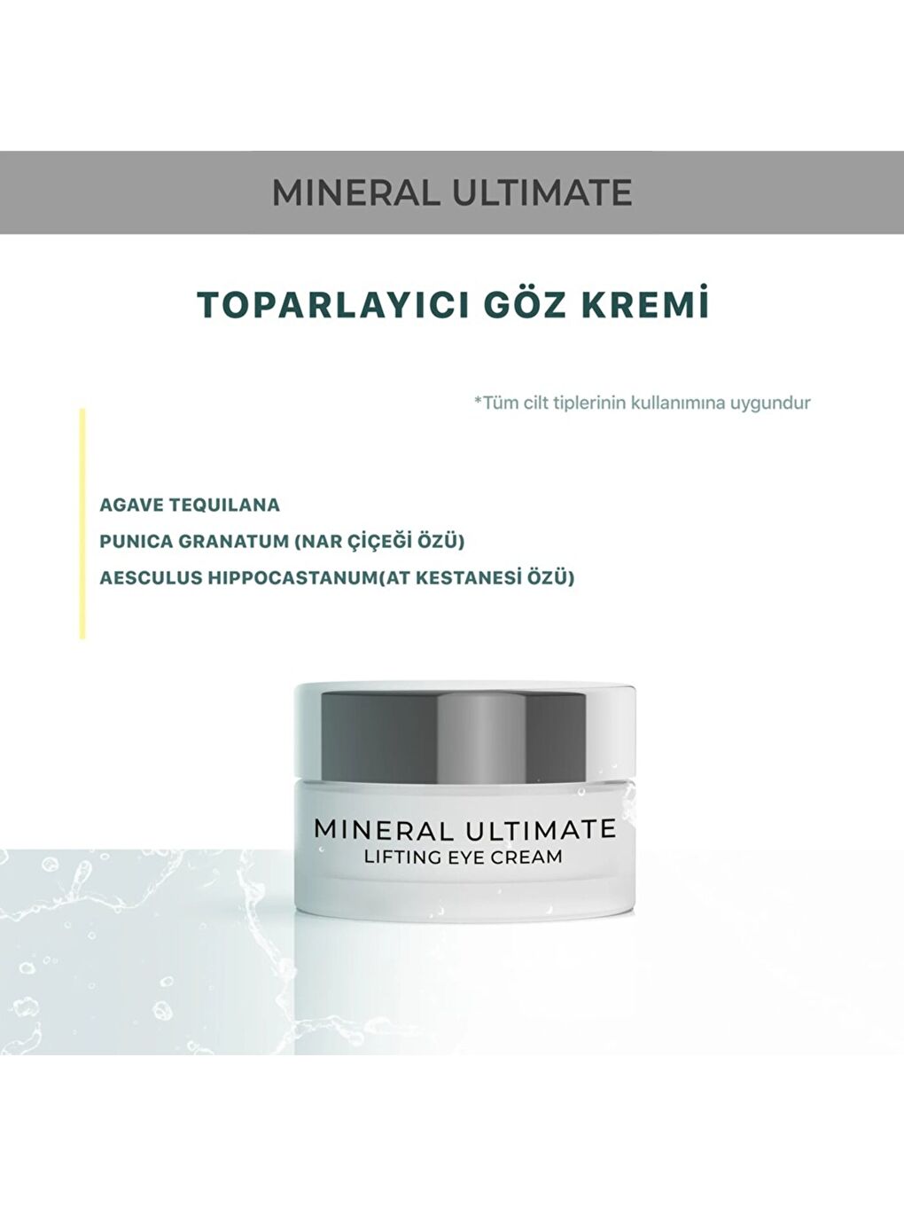 Mineral Ultimate Toparlayıcı Göz Kremi 20 Ml-2