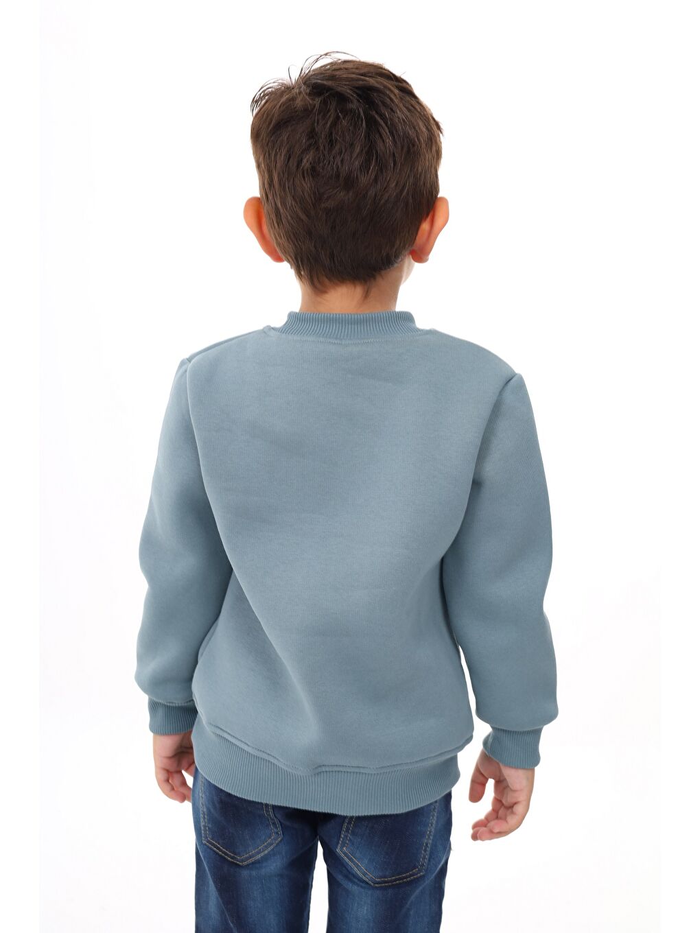 Toontoykids Mavi Erkek Çocuk Nakışlı Sweatshirt - 3