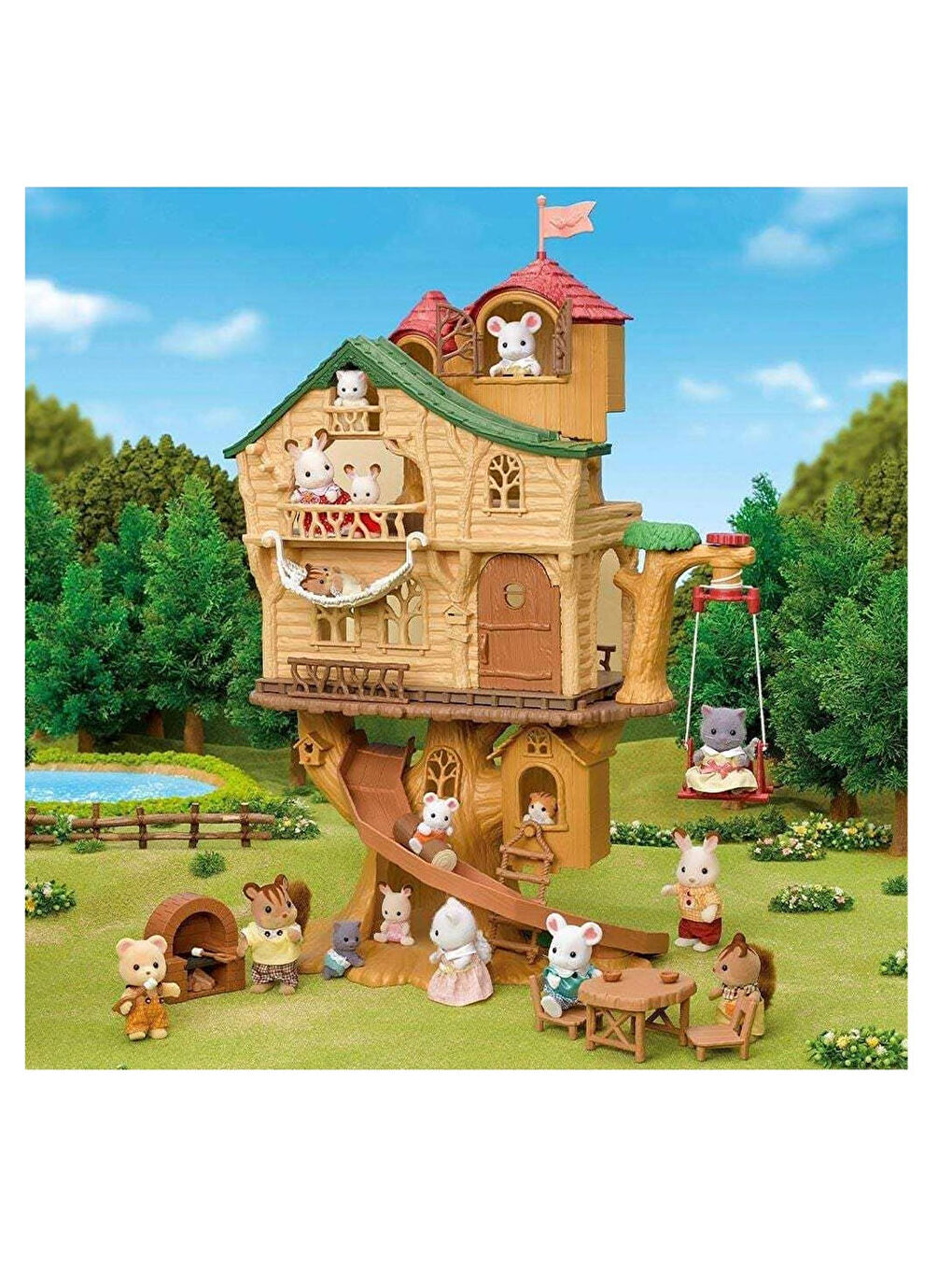 Sylvanian Families Renksiz Ağaç Ev 5450 - 3