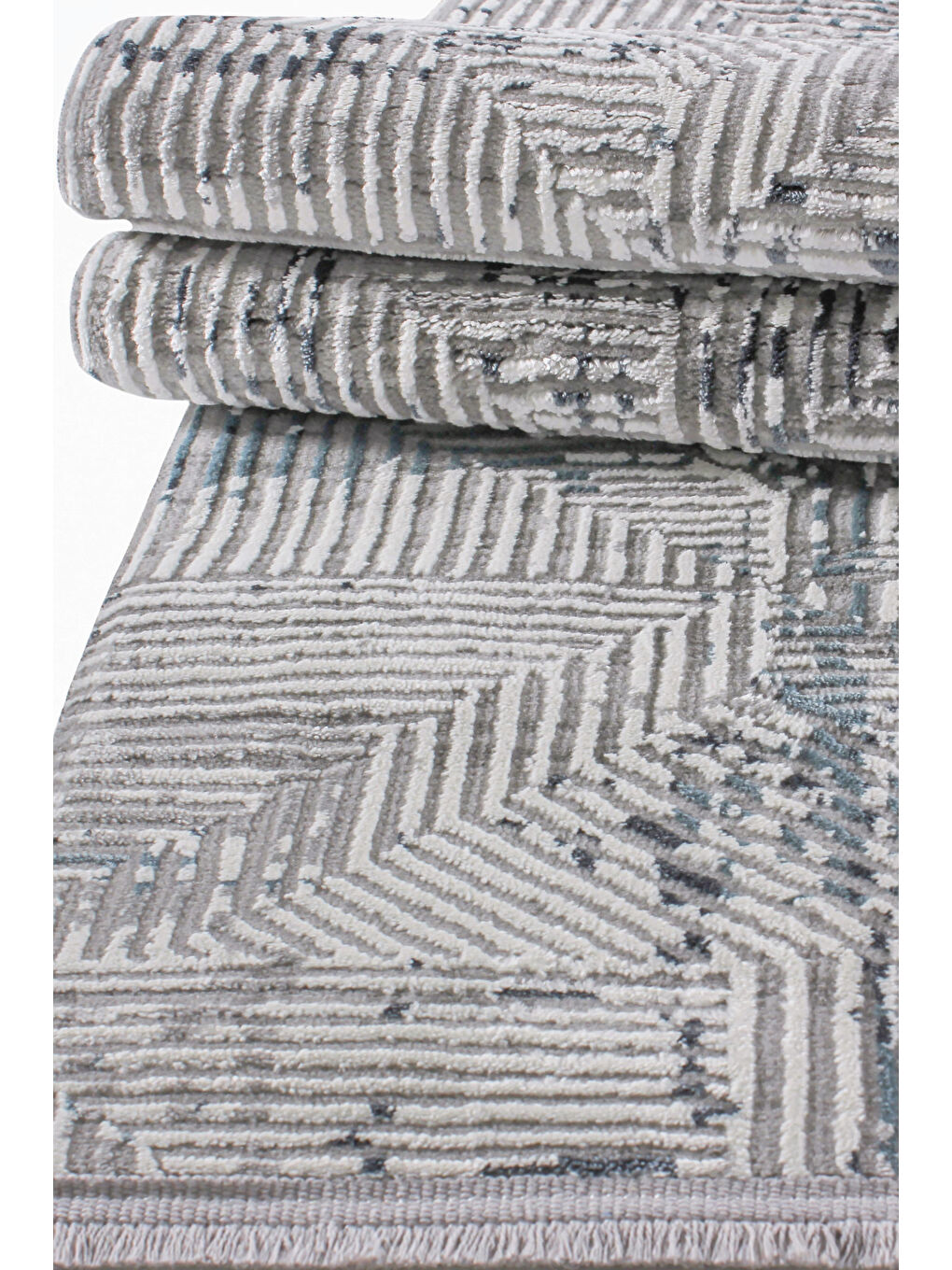 Mavi Leo 0072 Modern Dokuma Halı Salon Çocuk Odası Oturma Odası Halısı Makine Halısı-200x290-3