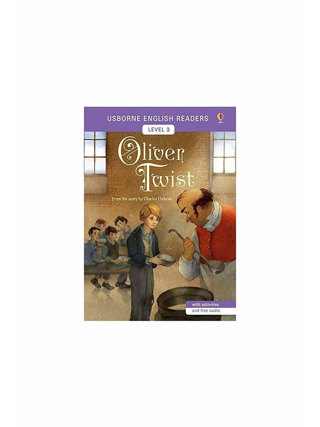 The Usborne Beyaz-Renklibaskı Oliver Twist