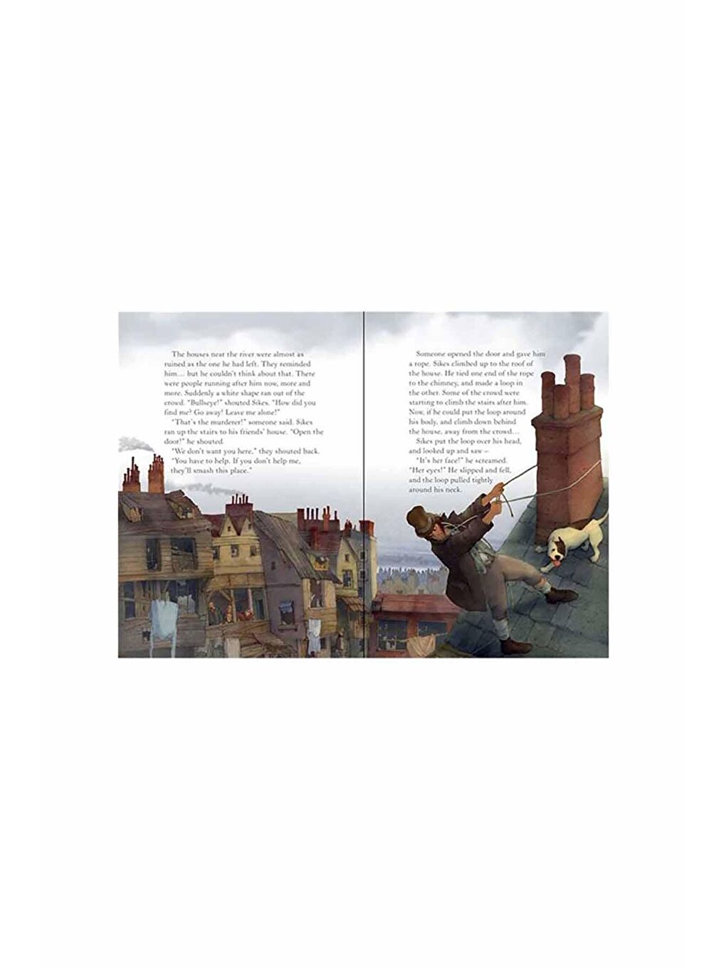 The Usborne Beyaz-Renklibaskı Oliver Twist - 3