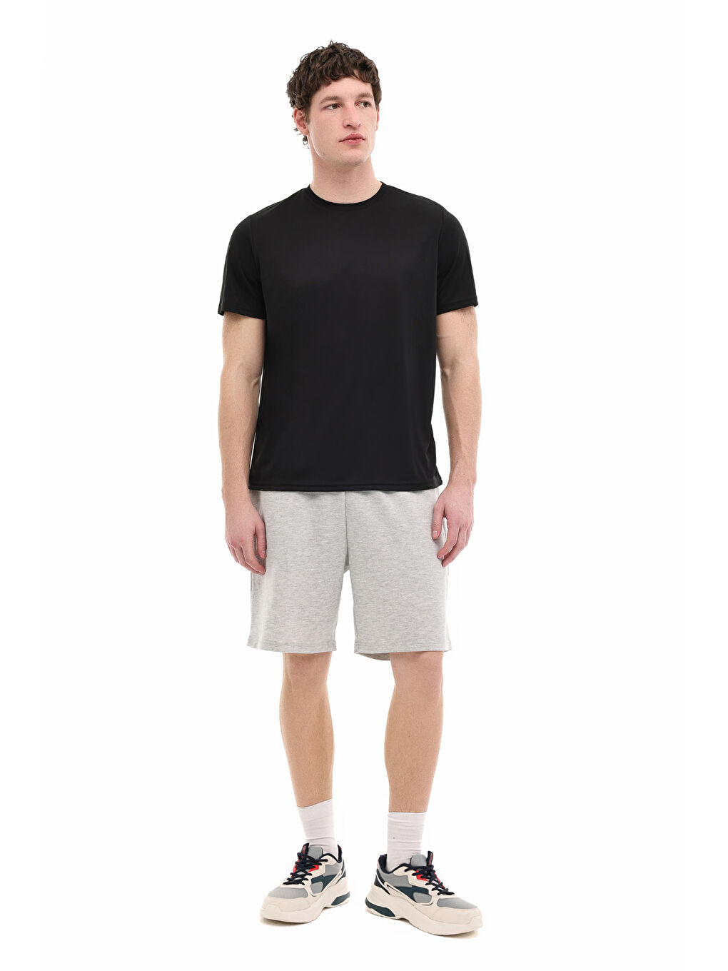 Gri MB 20SN538 6FX GRI MELANJ Erkek Şort-2