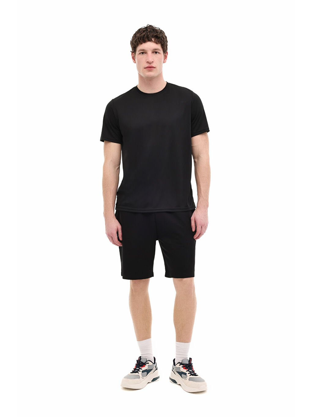 MB 20SN538 6FX Siyah Erkek Şort-2