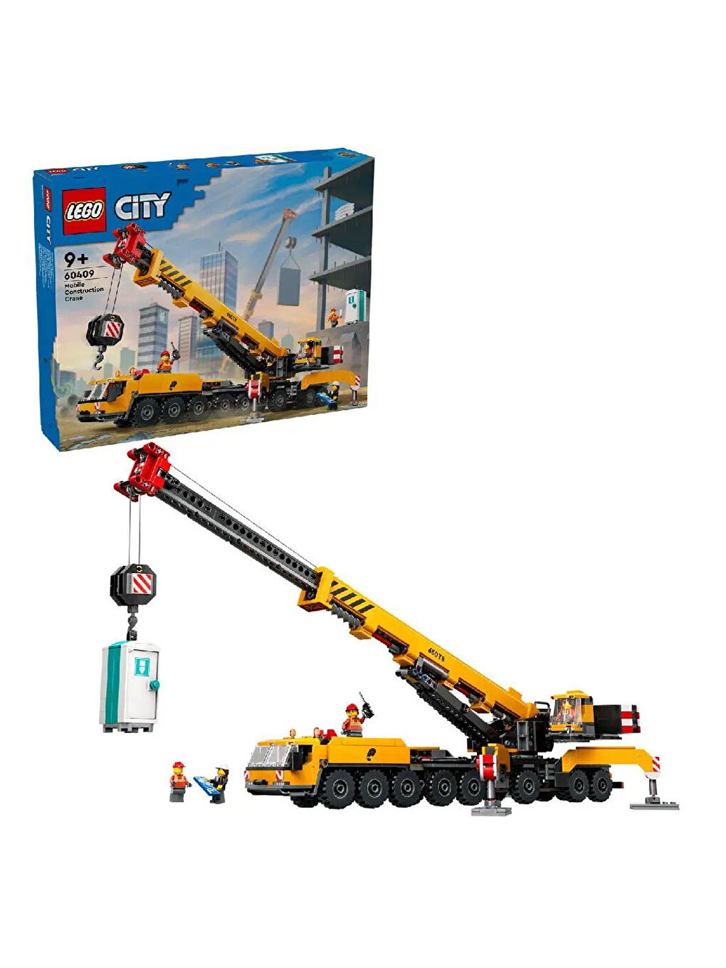 Lego Renksiz City Sarı Mobil İnşaat Vinci Oyuncak Seti 60409