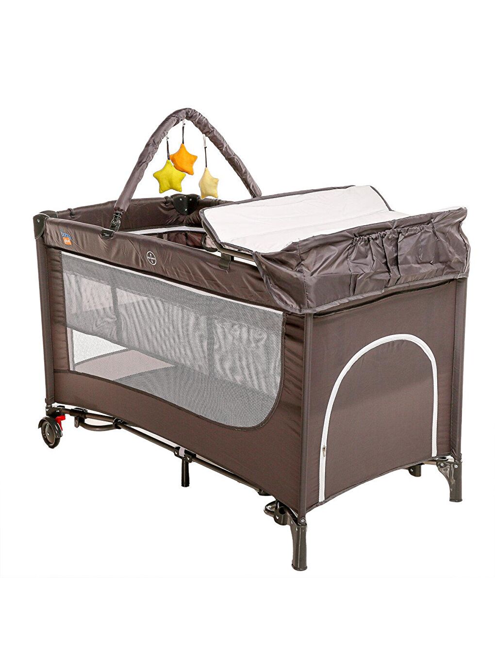 baby plus Gri Play- Sleep Park Yatak - 1