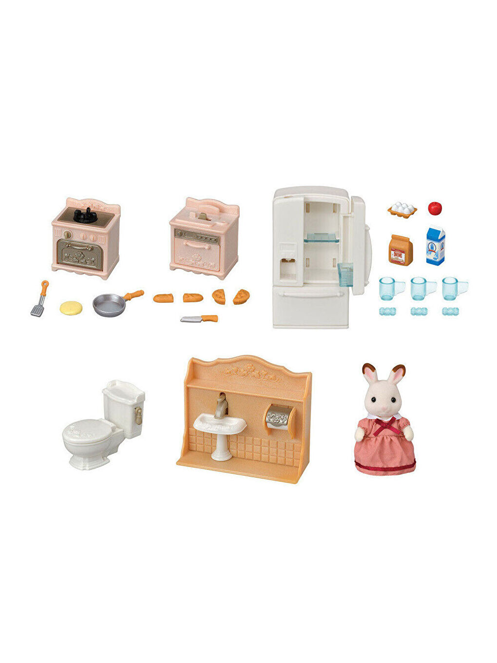 Sylvanian Families Renksiz Mobilya Seti 5449