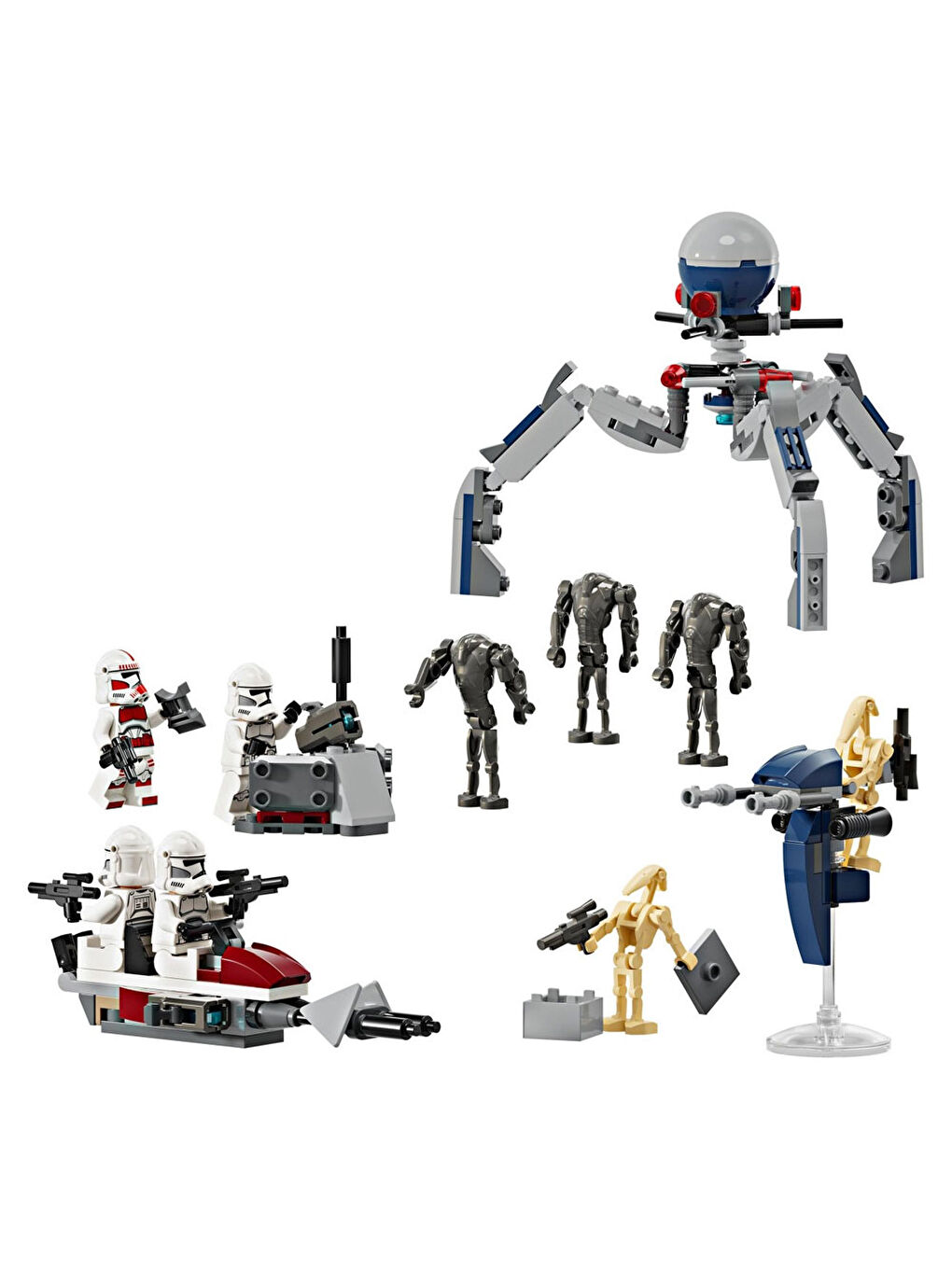 Lego Star Wars Tm Klon Trooper Ve Savaş Droidi Savaş Paketi 75372 - 2