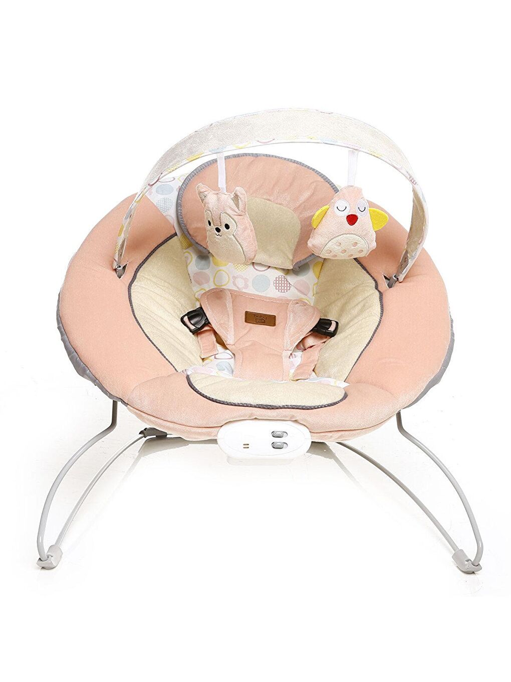 baby plus Pembe Puffy Peluş Müzikli Anakucağı - 1