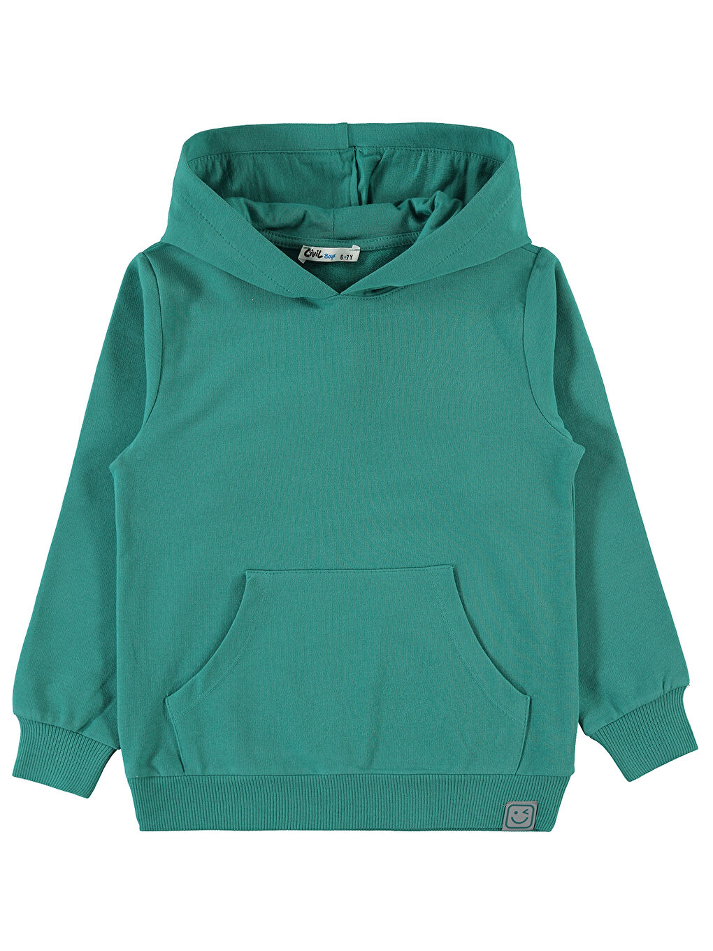 Civil Petrol Boys Erkek Çocuk Sweatshirt 10-13 Yaş Soft Petrol