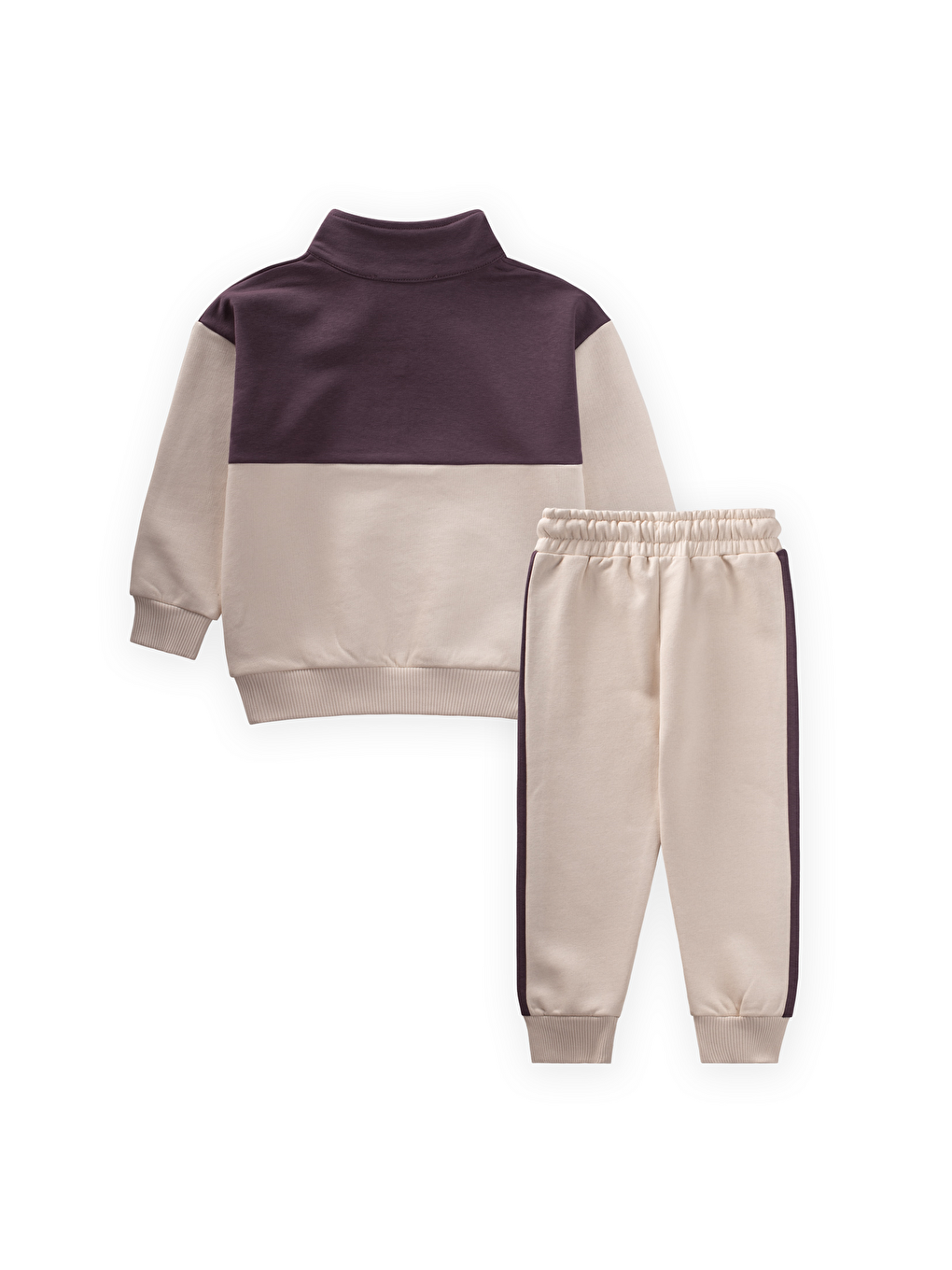 Sweatshirt Takım 2-10 Yaş Mürdüm-1