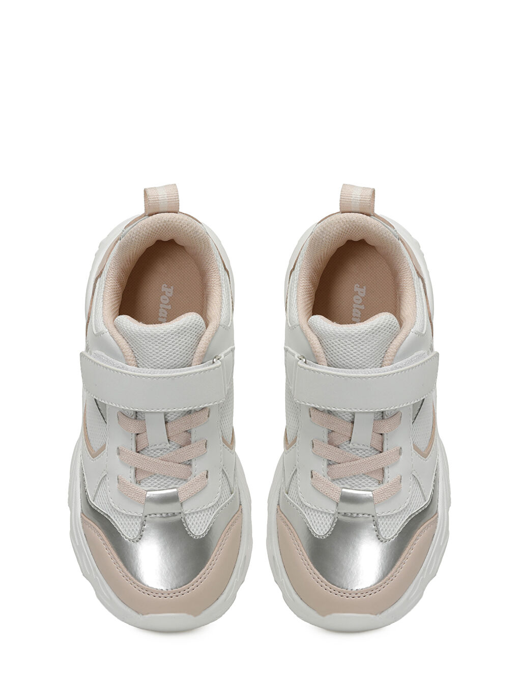 DUPO.F5FX Beyaz Kız Çocuk Spor Ayakkabı-3