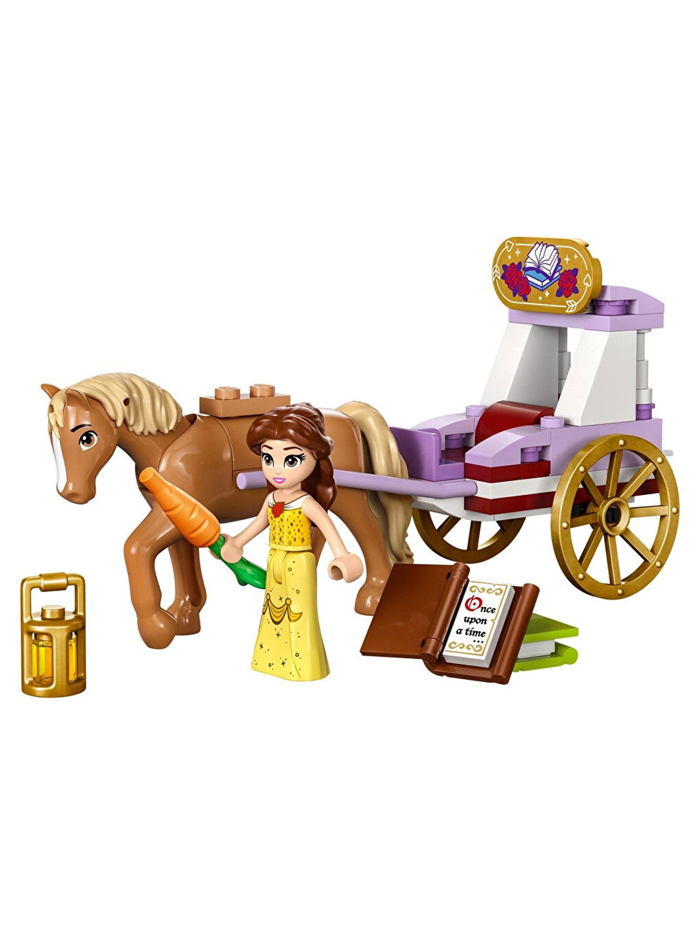 Lego Renksiz Disney Princess Belle'İn Hikaye Zamanı At Arabası 43233 - 1