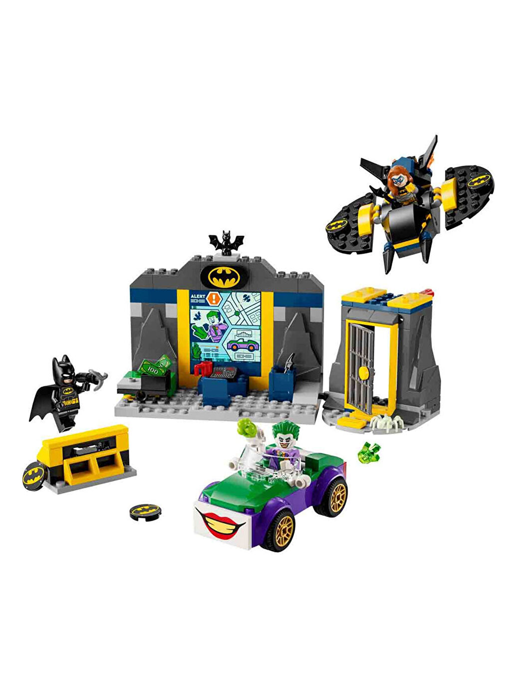 Lego Renksiz DC Batman Batman Batgirl ve Joker ile Batcave 76272 - 4