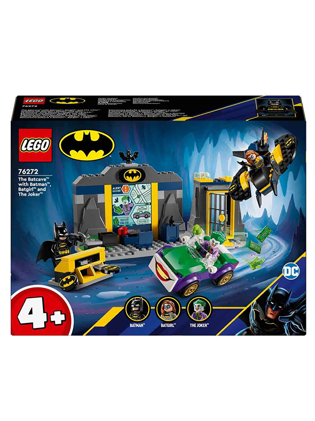 Lego Renksiz DC Batman Batman Batgirl ve Joker ile Batcave 76272 - 6