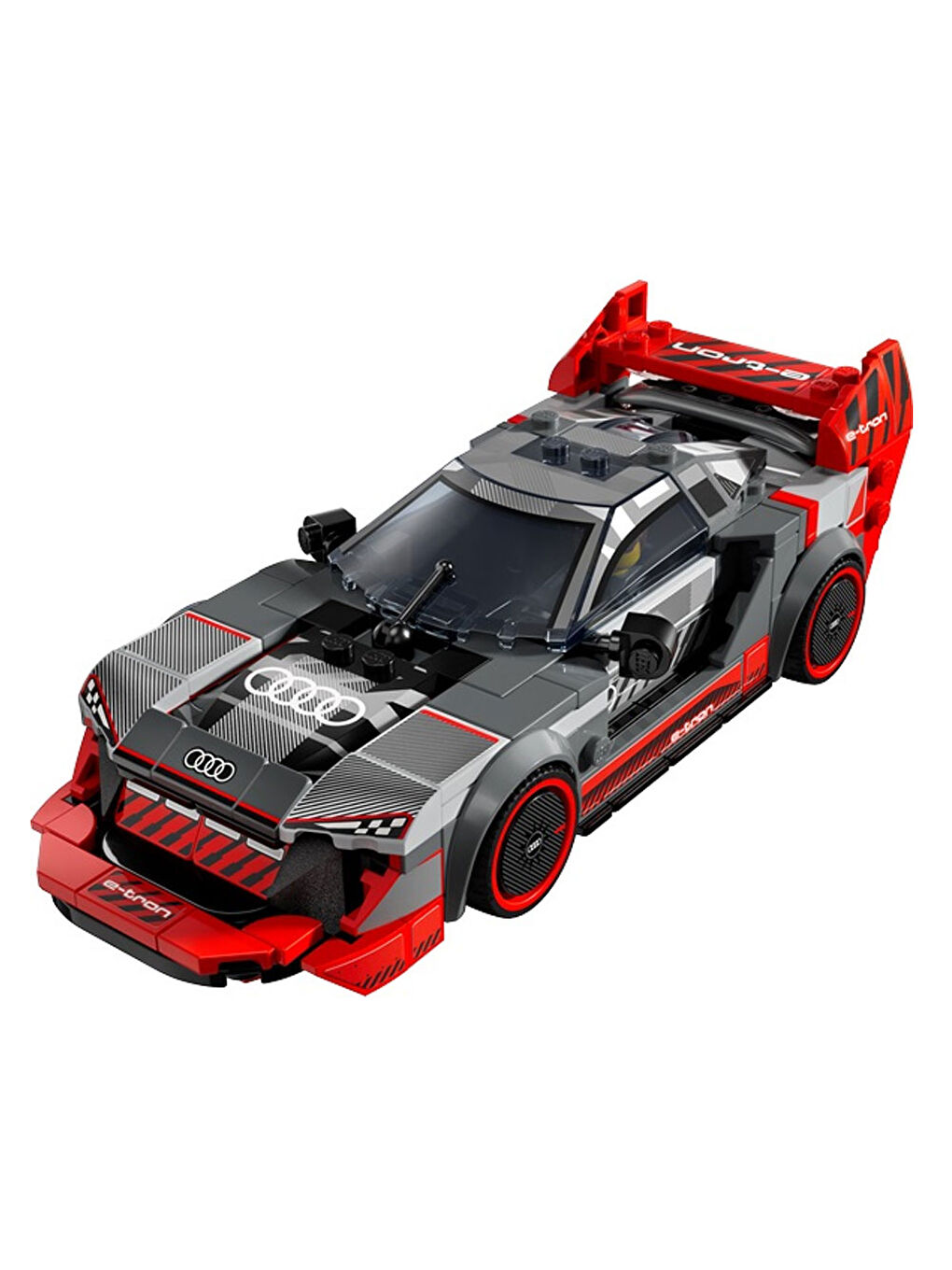 Lego Renksiz Speed Champions Audi S1 etron quattro Yarış Arabası 76921 - 4