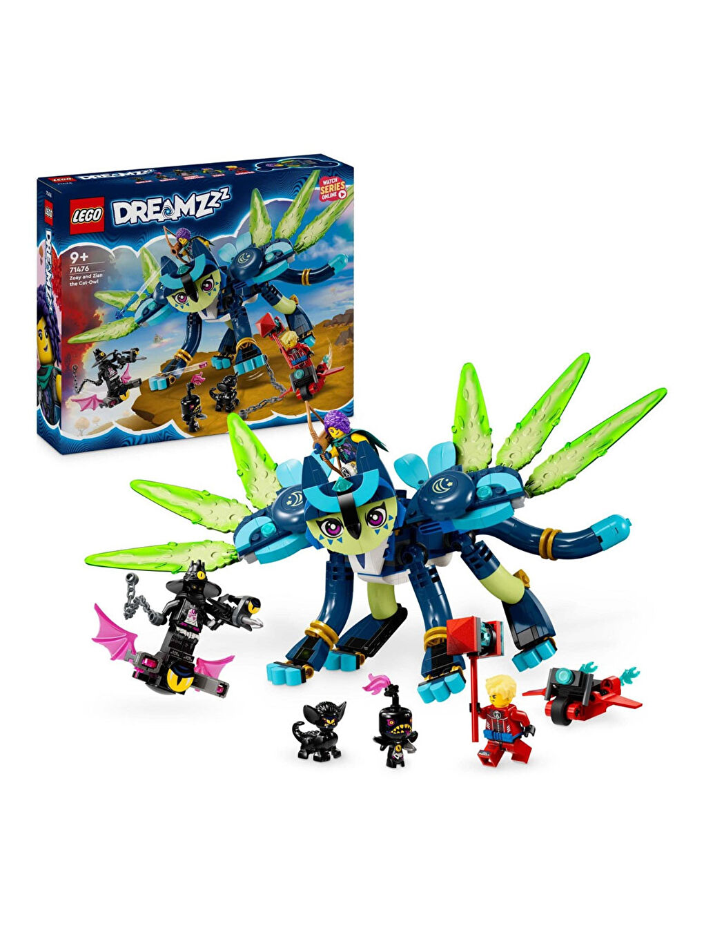 Lego Renksiz Dreamzzz Zoey Ve Kedi-Baykuş Zian 71476