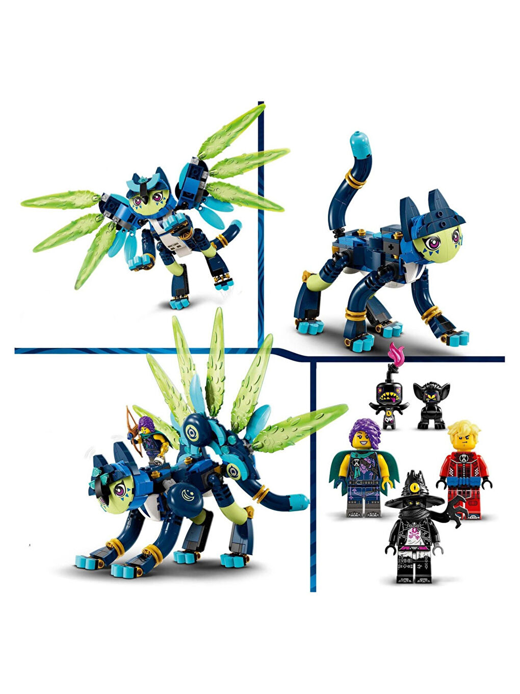 Lego Renksiz Dreamzzz Zoey Ve Kedi-Baykuş Zian 71476 - 3