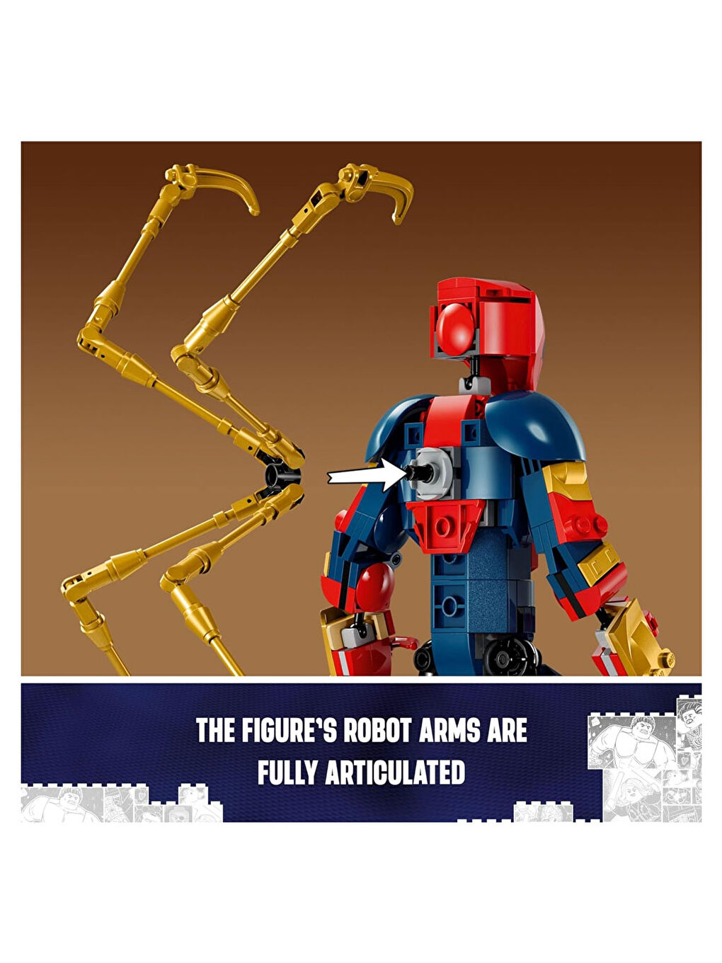 Lego Super Heroes Marvel Iron Örümcek Adam Yapım Figürü 76298 - 2